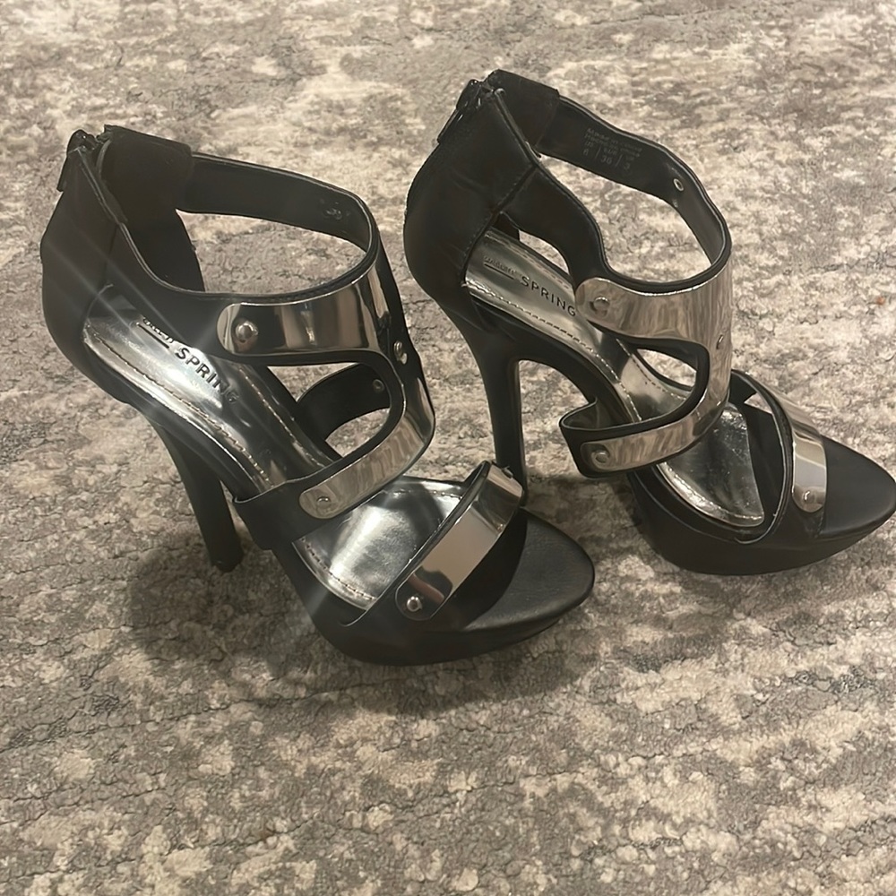 High heel shoes
